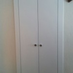 armario 2 puertas lisas lacadas en blanco