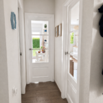 puertas fabricadas diseño especial lacadas en blanco